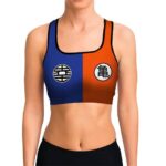 Dragon Ball King Kai & Goku Kanji Art Sports Bra