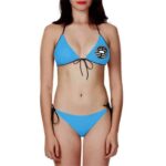 Dragon Ball King Kai's Kanji Symbol Sky Blue Bikini Swimsuit