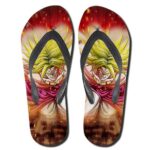 Dragon Ball Legendary Broly Livid Attack Flip Flop Sandals