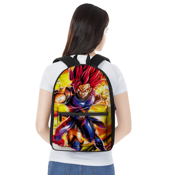 Dragon Ball Legends Shallot Super Saiyan God Epic Canvas Backpack