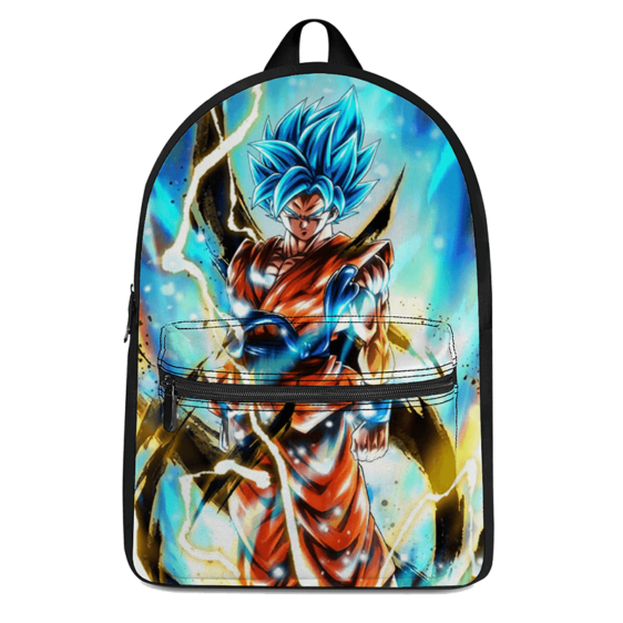 Dragon Ball Legends Son Goku Super Saiyan Blue Canvas Backpack