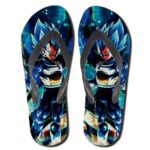 Dragon Ball Legends Vegeta Super Saiyan Blue Flip Flops