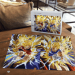 Dragon Ball Majin Vegeta Son Goku Dokkan Art SSJ2 Puzzle