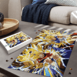Dragon Ball Majin Vegeta Son Goku Dokkan Art SSJ2 Puzzle