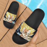 Dragon Ball Majin Vegeta Super Saiyan 2 Dope Slide Slippers