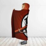 Dragon Ball Master Roshi Kanji With Power Pole Hooded Blanket