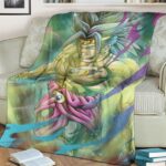 Dragon Ball Old School Broly Artwork Wonderful Cozy Blanket