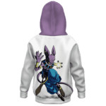 Dragon Ball Powerful God of Destruction Beerus Kids Hoodie Back