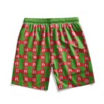 Dragon Ball Red Ribbon Army Pattern Swim Shorts