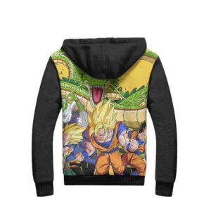 Dragon Ball Shenron Goku & Friends Art Fleece Hooded Jacket