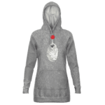 Dragon Ball Shocked Frieza In Cocoon Cute Gray Hoodie Dress