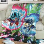 Dragon Ball Son Goku And Vegeta Attack Mode SSGSS Blanket