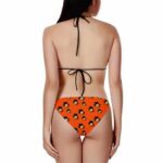 Dragon Ball Son Goku Cute Pattern Orange Two Piece Bikini