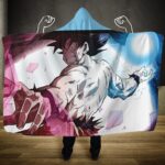 Dragon Ball Son Goku Defeats Turles Awesome Hooded Blanket