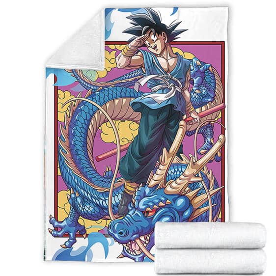 Dragon Ball Super Son Goku Y Vegeta Fleece blanket 100 x 140 cm Blue -  Internet-Home&Garden