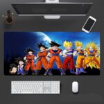 Dragon Ball Son Goku Saiyan Anime Evolution Mouse Pad