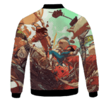 Dragon Ball Son Goku Versus Vegeta Saiyan Battle Bomber Jacket