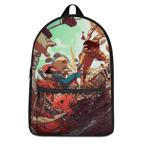 Dragon Ball Son Goku Versus Vegeta Saiyan Battle Dope Backpack