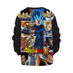 Dragon Ball Super All Vegeta Forms Saiyan Blue Kids Pullover Sweater