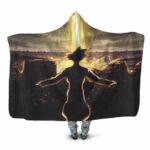 Dragon Ball Super Black Goku Basking In Ruin Hooded Blanket