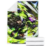 Dragon Ball Super Broly Base Form Awesome Throw Blanket