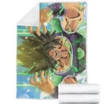 Dragon Ball Super Broly Movie Mad Base Form Fleece Blanket