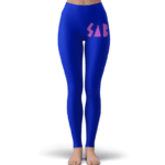 Dragon Ball Super Broly Movie SAB Cosplay Blue Leggings