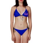 Dragon Ball Super Broly Movie SAB Cosplay Blue Two Piece Bikini