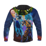 Dragon Ball Super Broly Super Saiyan Blue Goku Vegeta Hoodie