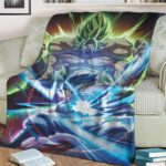 Dragon Ball Super Broly Versus Gogeta SSGSS Dope Throw Blanket