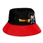 Dragon Ball Super Chibi Vegeta Black and Red Cool Bucket Hat
