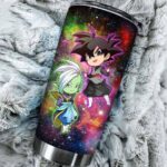Dragon Ball Super Cool Chibi Zamasu and Goku Black Tumbler