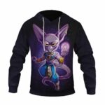 Dragon Ball Super Cute Adorable Chibi Lord Beerus Hoodie