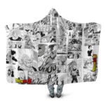 Dragon Ball Super Glimpse In The Life Of Vegeta Hooded Blanket