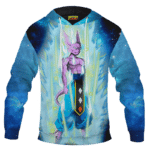 Dragon Ball Super God of Destruction Beerus Blue Galaxy Hoodie