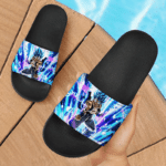 Dragon Ball Super Gogeta Super Saiyan Blue Explosive Aura Slide Sandals