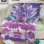 Dragon Ball Super Goku Kakarot Ultra Instinct Awesome Throw Blanket