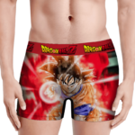 Dragon Ball Super Goku Red Kaioken Energy Epic Punch Men's Underwear