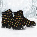 Dragon Ball Super Logo Design Black All Weather Boots