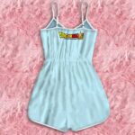 Dragon Ball Super Multi Print Gogeta Cool Sky Blue Romper