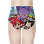 Dragon Ball Super SSJ God Goku Vegeta Women's High-Waist Brief