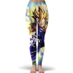 Dragon Ball Super Saiyan 2 Vegito Striking Pose Cool Leggings