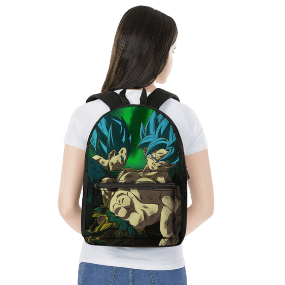 Dragon Ball Super Saiyan Blue Son Goku Vegeta Badass Backpack