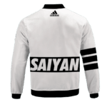 Dragon Ball Super Saiyan Goku Adidas Inspired Bomber Jacket