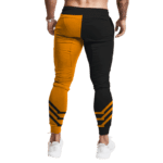 Dragon Ball Super Saiyan Goku Half Orange Workout Joggers Back