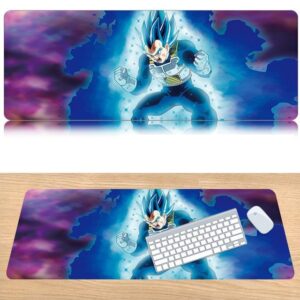 Dragon Ball Super Saiyan Vegeta Blue Dope Gaming Mouse Pad