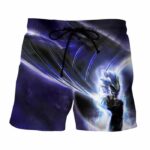 Dragon Ball Super Saiyan White Vegeta Dope Aura Boardshorts