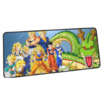 Dragon Ball Super Saiyans Goku Vegeta And Shenron Mouse Pad