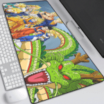 Dragon Ball Super Saiyans Goku Vegeta And Shenron Mouse Pad