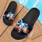 Dragon Ball Super Son Goku Ultra Instinct Kamehameha Cool Slide Footwear